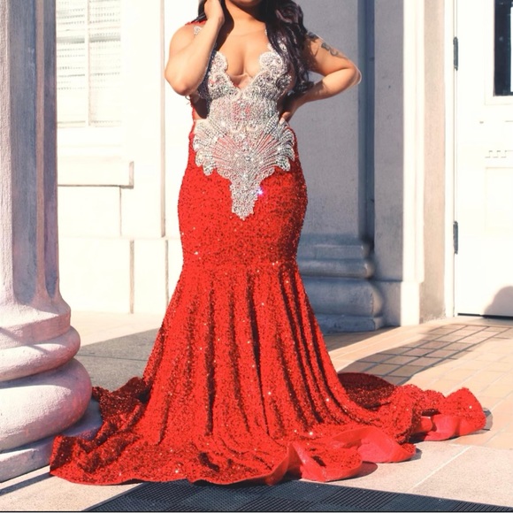 Custom Dress By ZuriK Worn Once